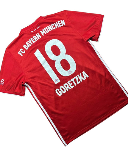 Bayern Munich Football Shirt Home 2020/2021 Goretzka 18 (M)