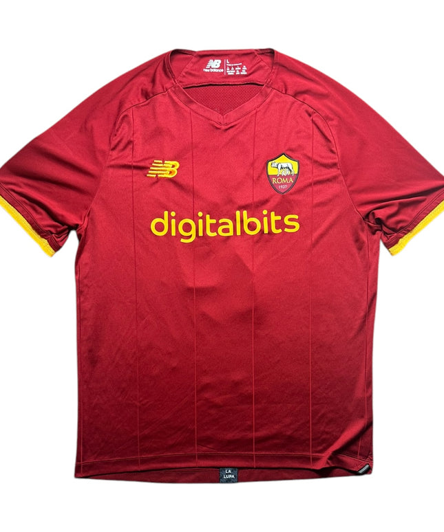 Roma Football Shirt 2021/2022 Home Abraham 9 (L)