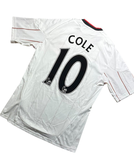 Liverpool Football Shirt 2010/2011 Away Cole 10 (S)