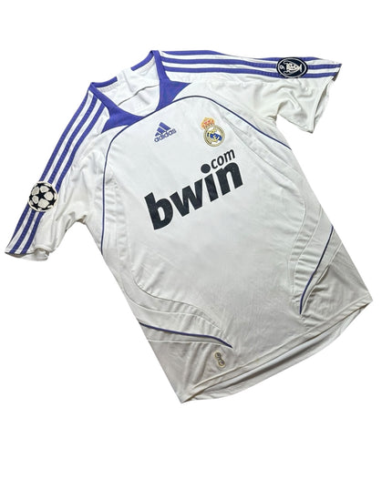 Real Madrid Football Shirt Home 2007/2008 Robinho 10 UCL (M)