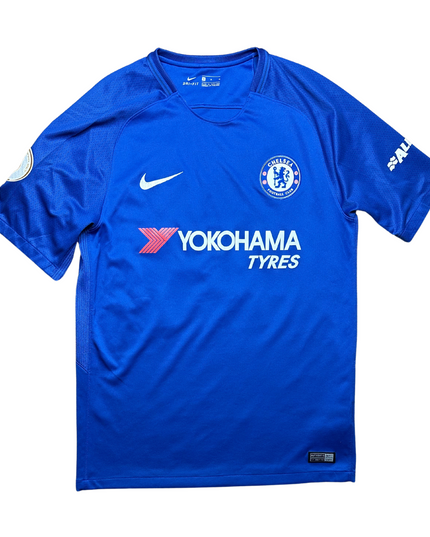 Chelsea FC 2017/2018 Home Football Shirt David Luiz (30)