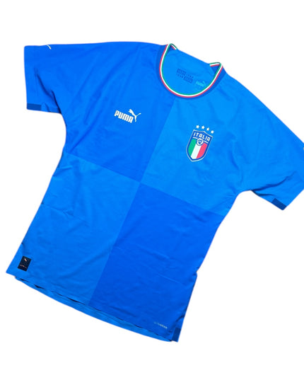 Italy Football Shirt 2022/2023 Home Player Issue In Box (M)
