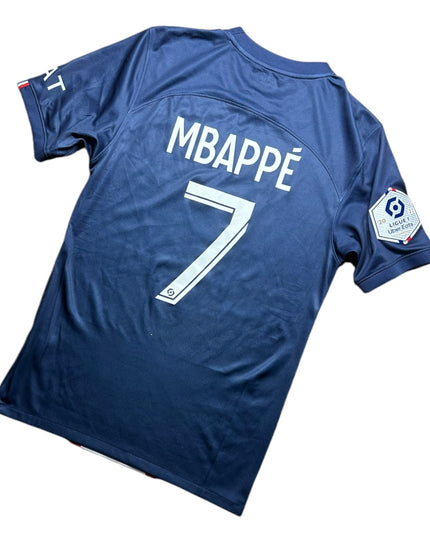 Paris Saint Germain Football Shirt 2022/2023 Home Mbappe 7 (S)