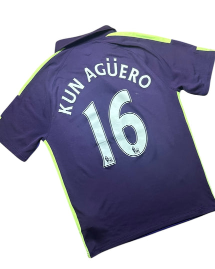 Manchester City Football Shirt 2014/2015 Third Kun Aguero 16 (M)