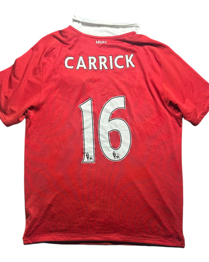 Manchester United Football Shirt Home 2010/2011 Carrick 16 (L)