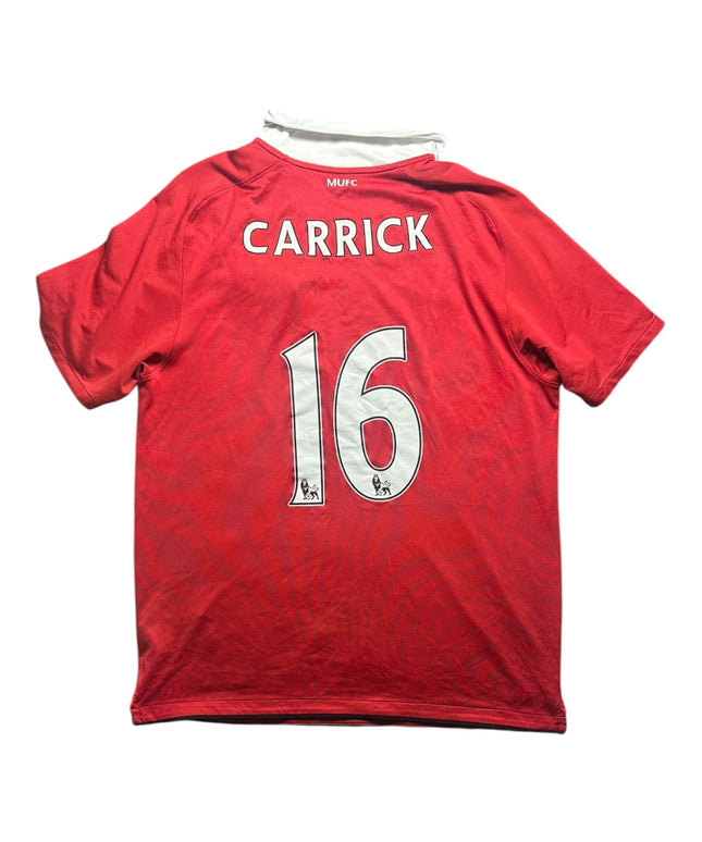 Manchester United Football Shirt Home 2010/2011 Carrick 16 (L)