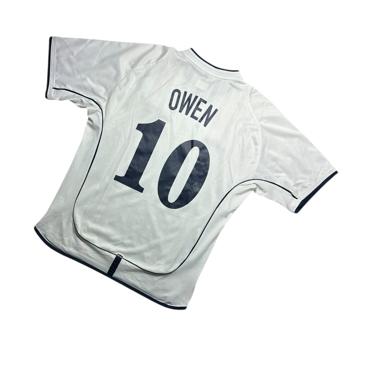 England Football Shirt 2002 Home Owen 10 (L)