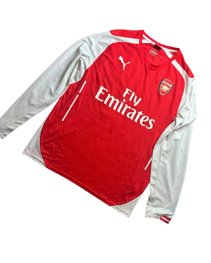 Arsenal Football Shirt Home 2014/2015 Ozil 11 L/S (L)