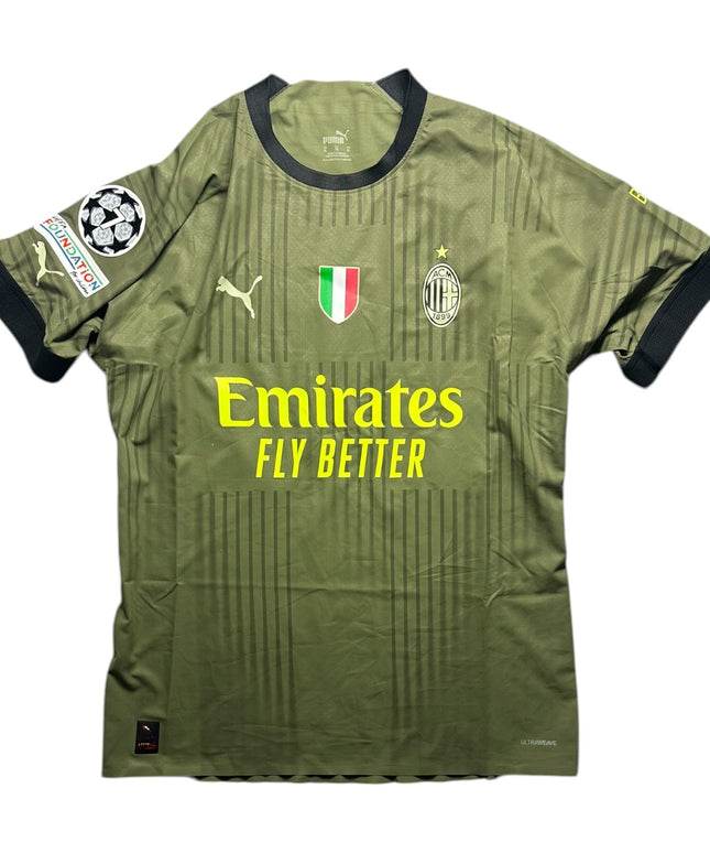 AC Milan Football Shirt Third 2022/2023 R.Leao 17 Ultraweave (XL)