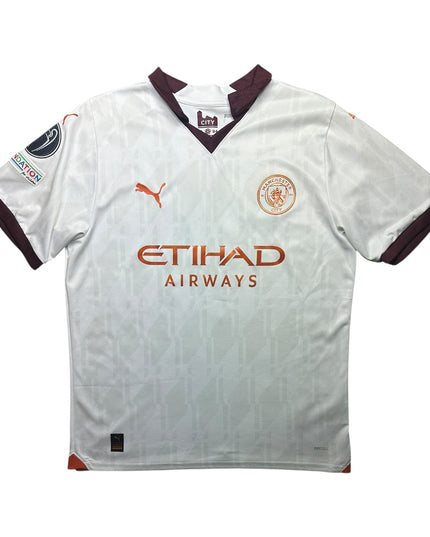 Manchester City Football Shirt Away 2023/2024 Doku 11 (L)