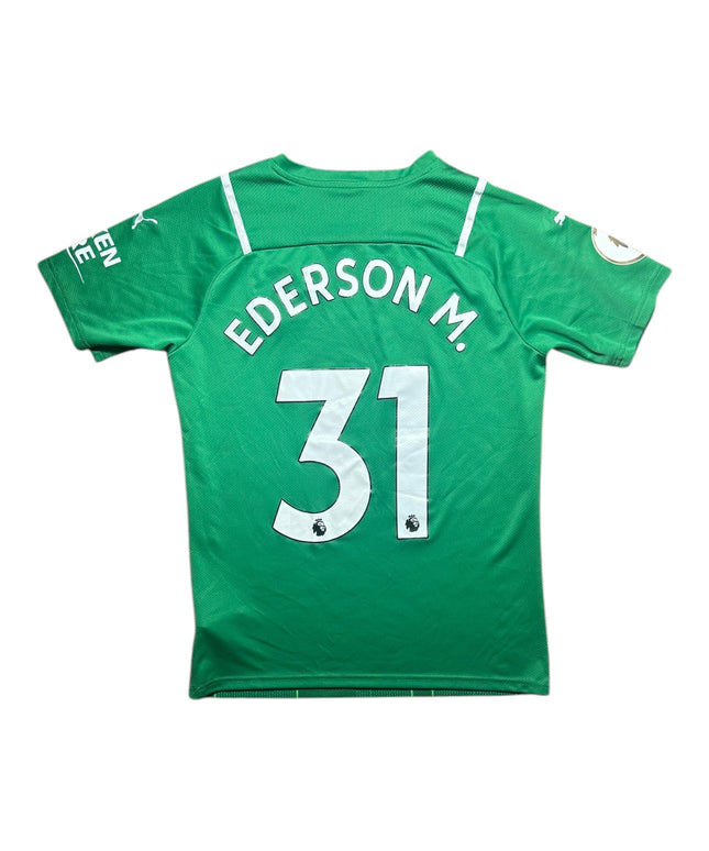 Manchester City Football Shirt 2021/2022 Goalkeeping Shirt Ederson M. 31 (M)