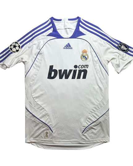 Real Madrid Football Shirt Home 2007/2008 Robinho 10 UCL (M)