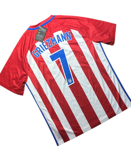 Atletico Madrid Football Shirt 2016/2017 Home Griezmann 7 BNWT (XL)