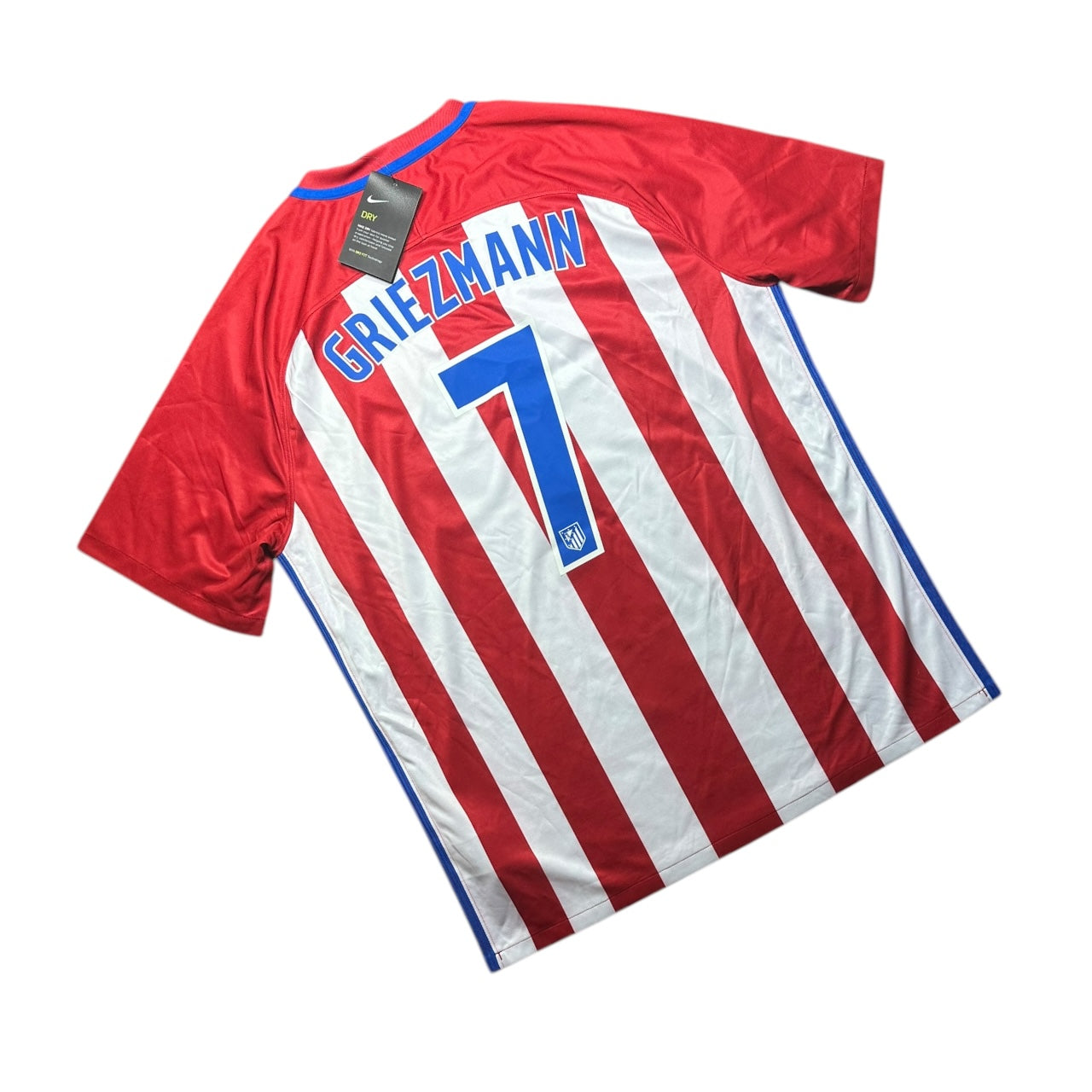 Atletico Madrid Football Shirt 2016/2017 Home Griezmann 7 BNWT (XL)