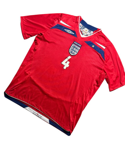 England Football Shirt Away 2008/2009 Gerrard 4 (XL)