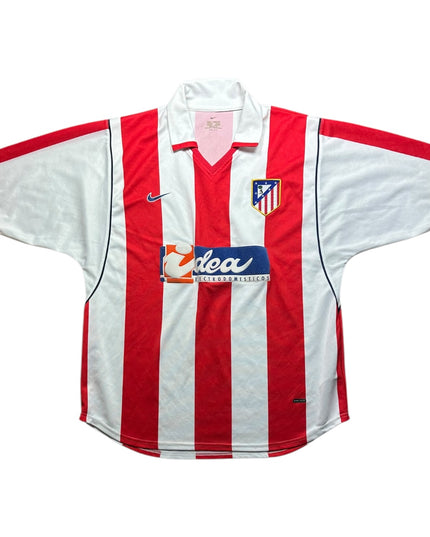 Atletico Madrid Football Shirt 2001/2002 Home (L)