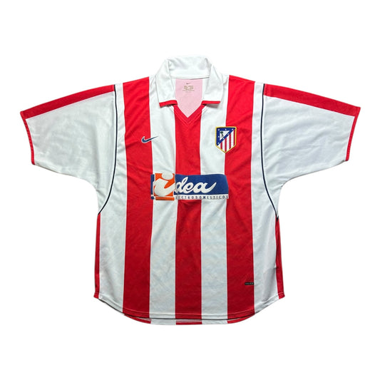 Atletico Madrid Football Shirt 2001/2002 Home (L)