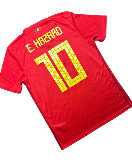 Belgium 2018/2019 Home Football Shirt E.Hazard 10 (M)