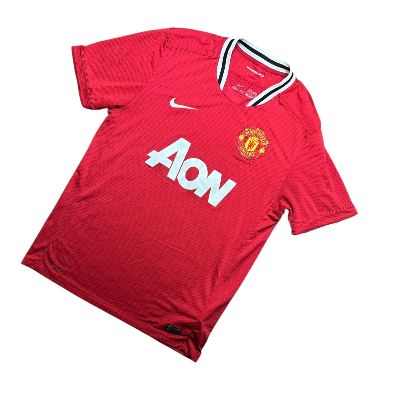 Manchester United Football Shirt 2011/2012 Home Vidic 15 (M)