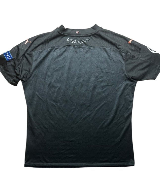 Manchester City Football Shirt Away 2020/2021 UCL Player Issue (XL)