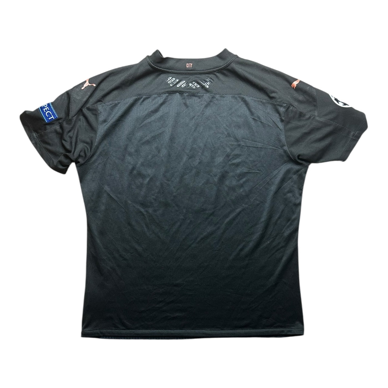 Manchester City Football Shirt Away 2020/2021 UCL Player Issue (XL)