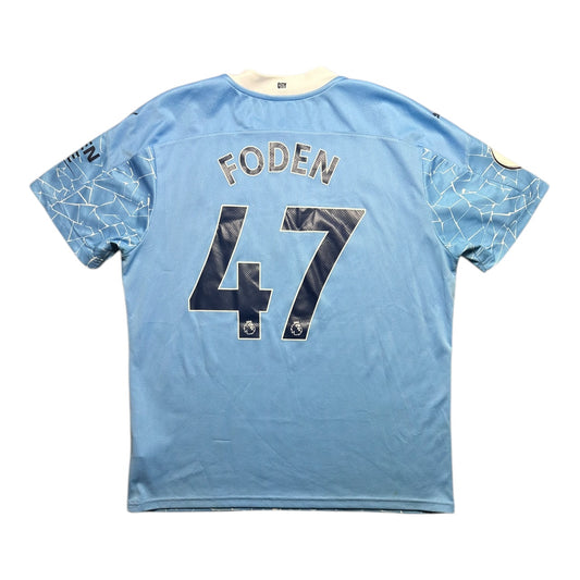 Manchester City Football Shirt 2020/2021 Home Foden 47 (XL)