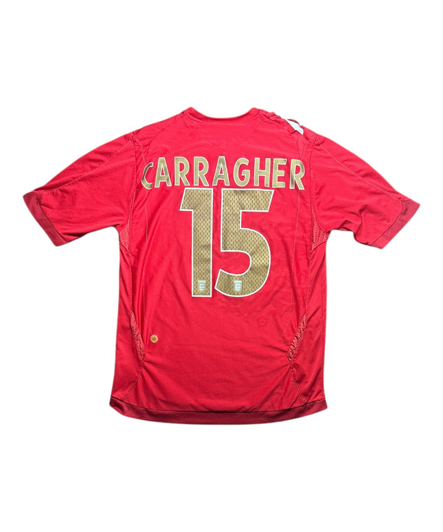 England Football Shirt 2006 Away Carragher 15 (L)