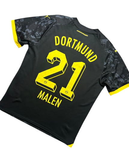 Borussia Dortmund Football Shirt Away 2023/2024 Malen 21 (L)