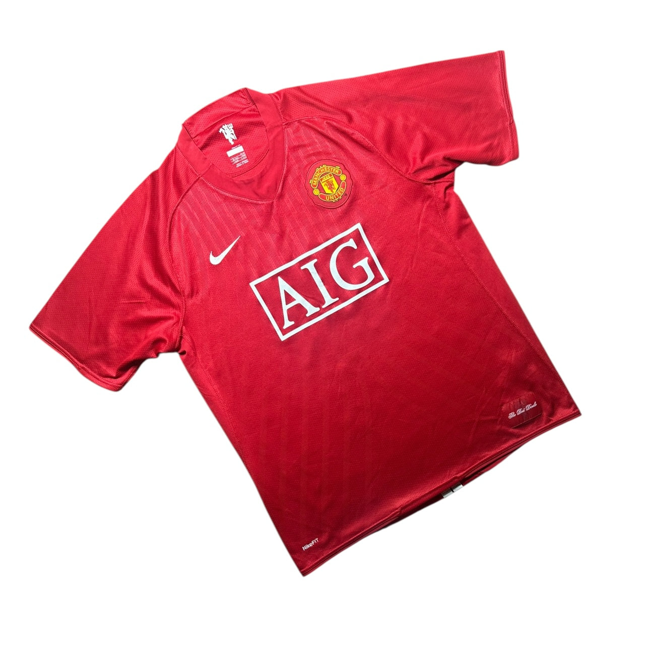 Manchester United Football Shirt 2007/2008 Home Rooney 10 (L)