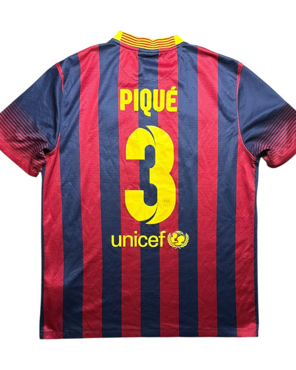 Barcelona Football Shirt 2013/2014 Home Pique 3 (L)