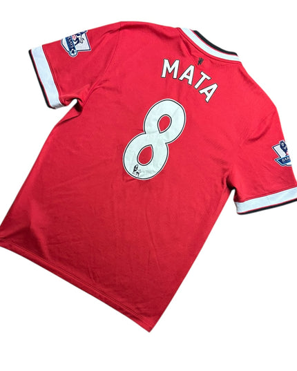 Manchester United Football Shirt 2014/2015 Home Mata 8 (M)