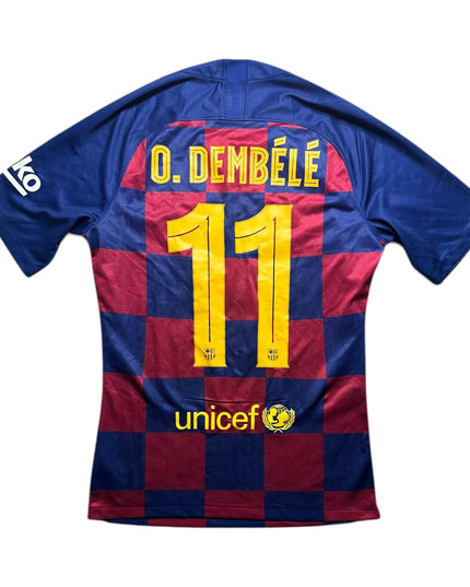 Barcelona Football Shirt Home 2019/2020 Player Issue O.Dembele 11 (M)