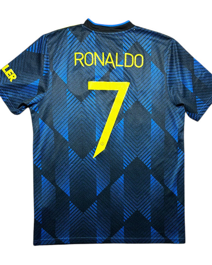 Manchester United Football Shirt 2021/2022 Third Ronaldo 7 UCL (L)