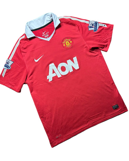 Manchester United Football Shirt 2010/2011 Home Scholes 18 (L)