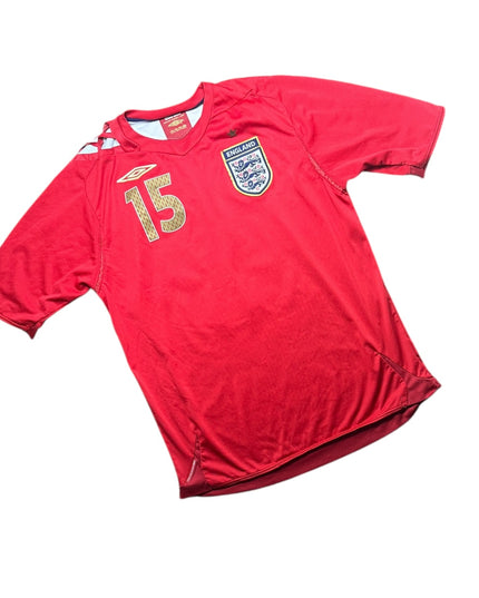 England Football Shirt 2006 Away Carragher 15 (L)