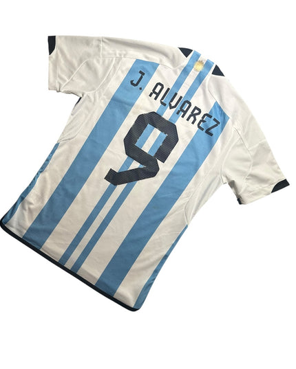 Argentina Football Shirt Home 2022/2023 J.Alvarez 9 (M)