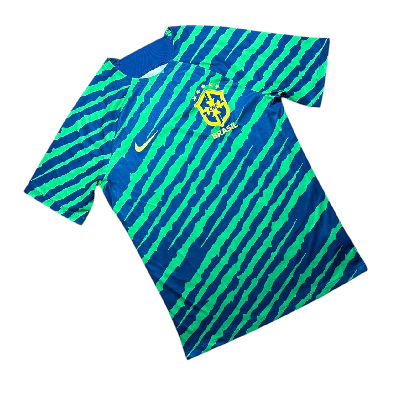 Brazil Football Shirt 2022 Pre Match Shirt (M)