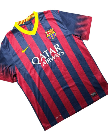 Barcelona Football Shirt 2013/2014 Home Pique 3 (L)