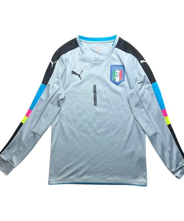 Italy Football Shirt 2016/2017 Goalkeeping Buffon 1 (M)