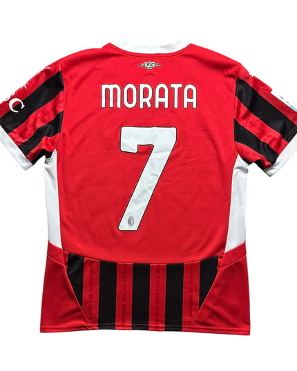 AC Milan Football Shirt Home 2024/2025 Morata 7 (M)