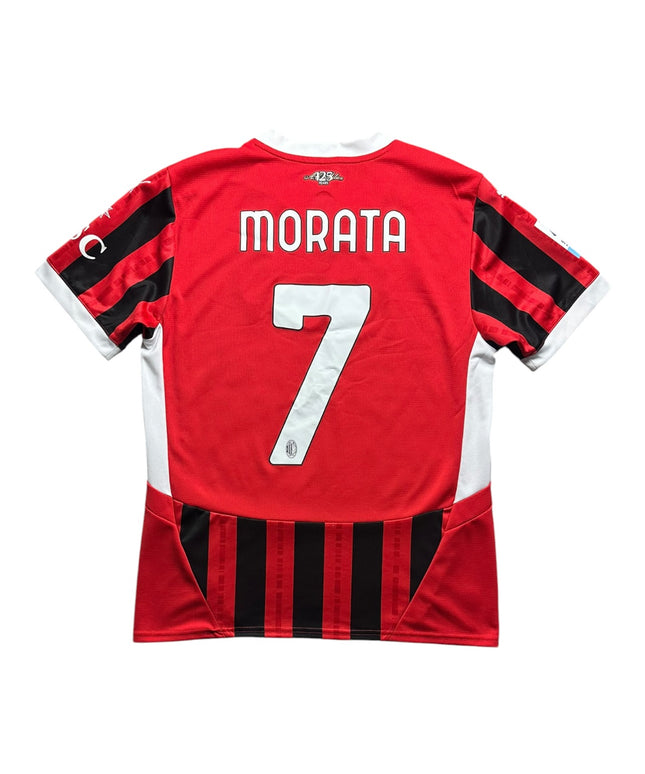 AC Milan Football Shirt Home 2024/2025 Morata 7 (M)