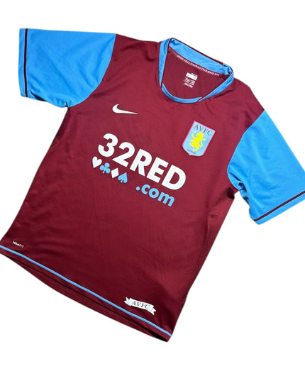 Aston Villa Football Shirt 2007/2008 Home (M)