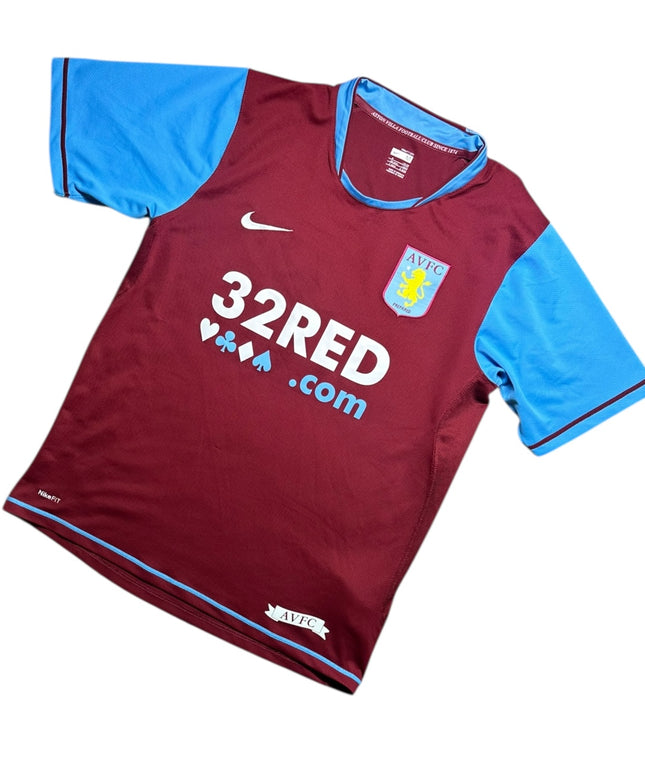 Aston Villa Football Shirt 2007/2008 Home (M)