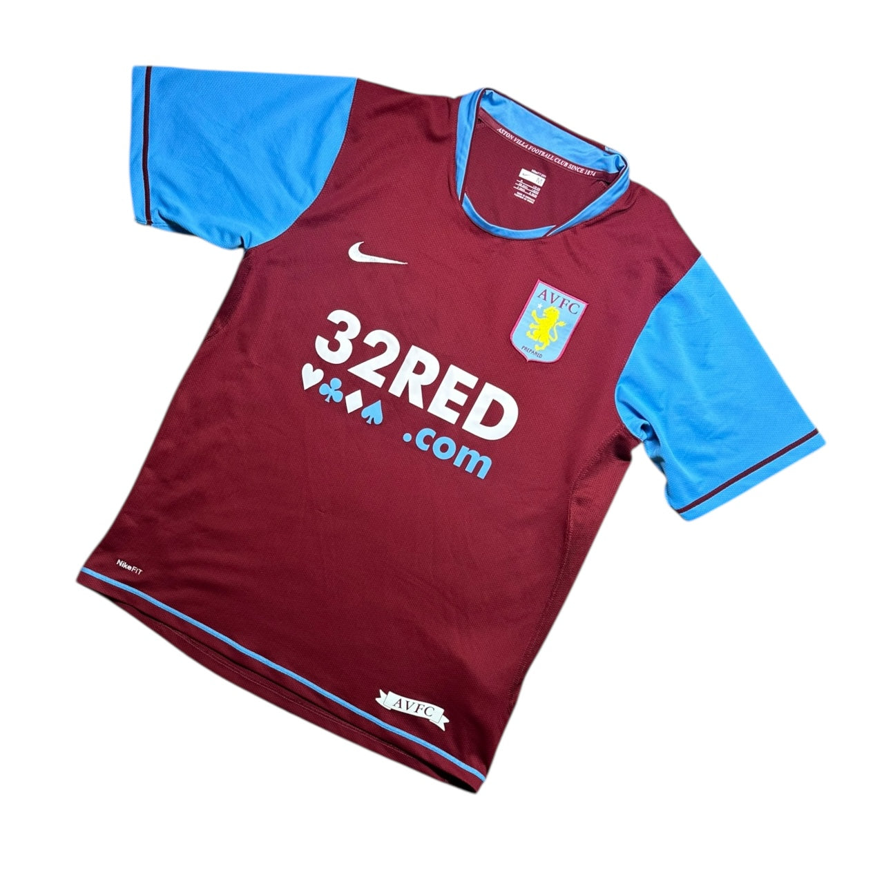 Aston Villa Football Shirt 2007/2008 Home (M)