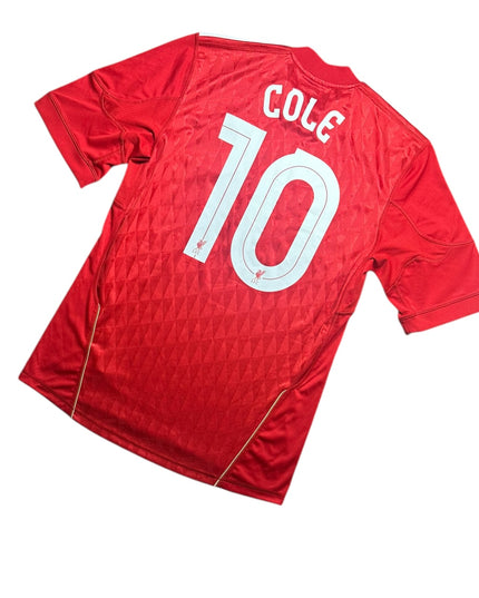Liverpool Football Shirt 2010/2012 Home Cole 10 (M)