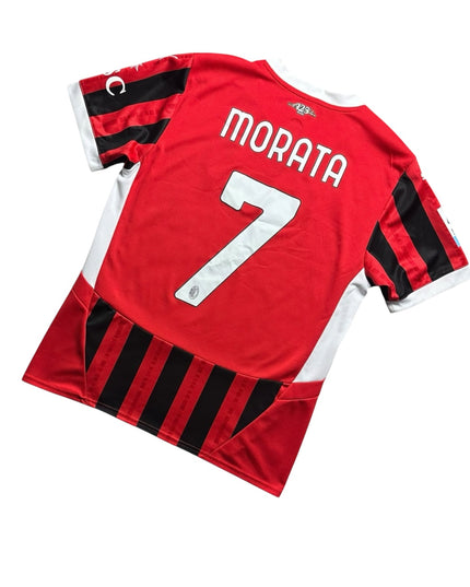 AC Milan Football Shirt Home 2024/2025 Morata 7 (M)