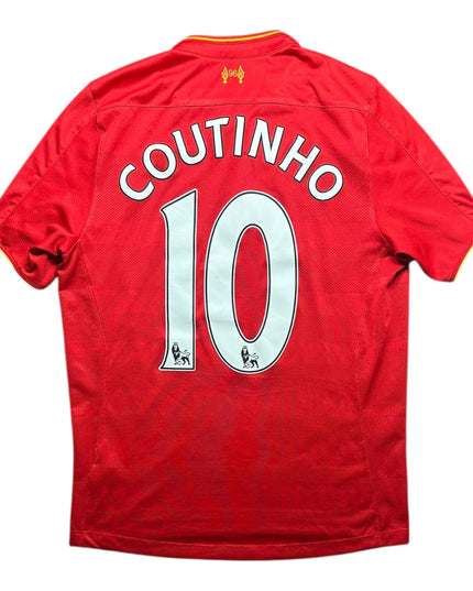 Liverpool Football Shirt 2016/2017 Home Coutinho 10 (M)