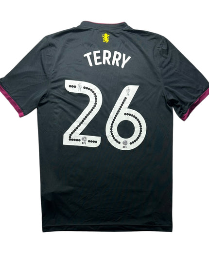 Aston Villa Football Shirt Away 2017/2018 Terry 26 (M)