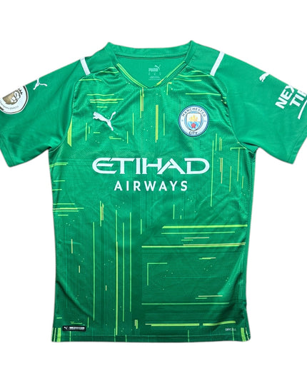 Manchester City Football Shirt 2021/2022 Goalkeeping Shirt Ederson M. 31 (M)