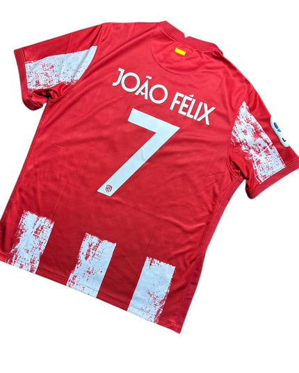Atletico Madrid Football Shirt 2021/2022 Home Joao Felix 7 (XL)